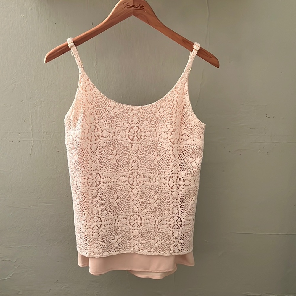 Cabi - lace overlay tank
